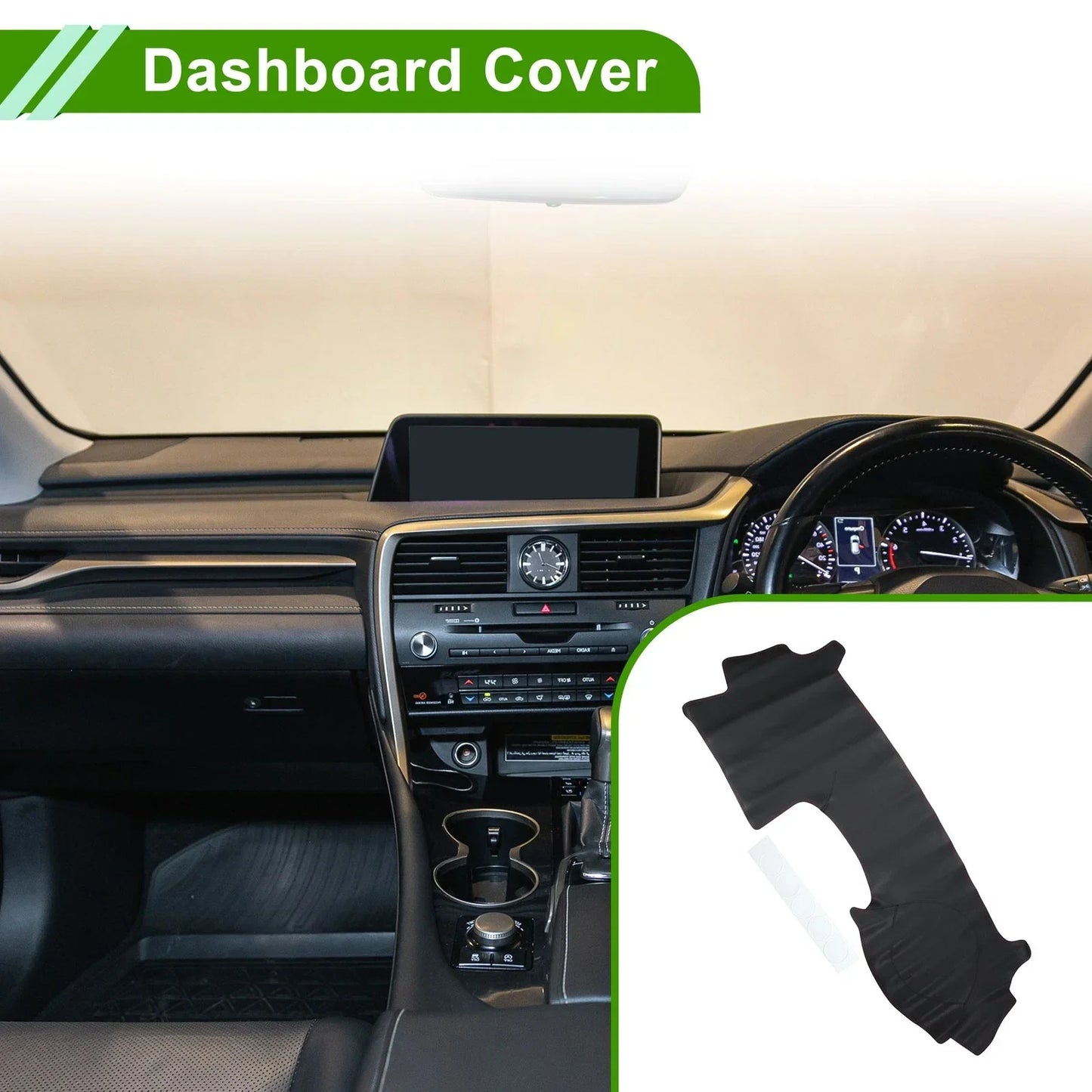 Dashboard Cover Mat for Lexus RX300 1999-2003 - Black Red