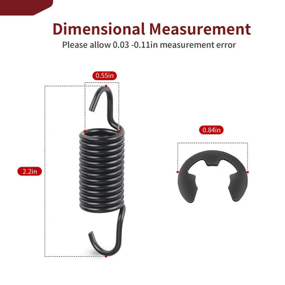 Rear Brake Spring & Circlip for Yamaha Raptor 350 (2004–2007)