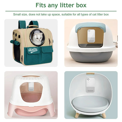 Deodorizer for Pet Cat Litter Box - Odor Eliminator Dust-Free Bathroom