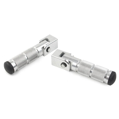 New 8mm Motorcycle Universal Folding Passenger Footpegs for Bicycle