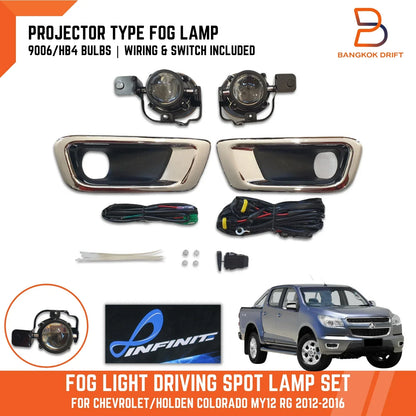 Fog Driving Light Lamp Set 9006 12V 55W for Holden Colorado Ute (2011-2016)