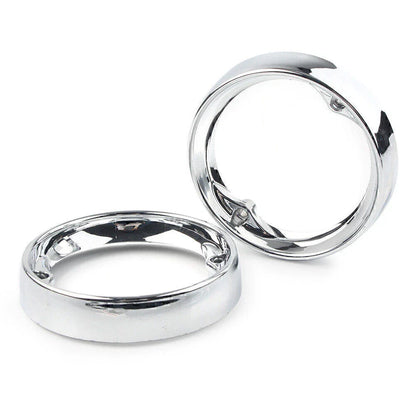 Chrome Deep Dish Turn Signal Bezels  for Harley Road King FLHR (1994-2023)