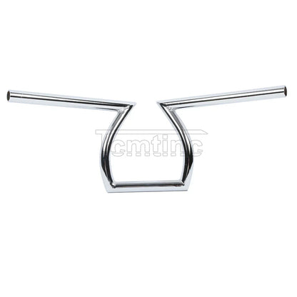8 3/4" Rise 1" Z Handle Bars for Honda Harley Bobbers