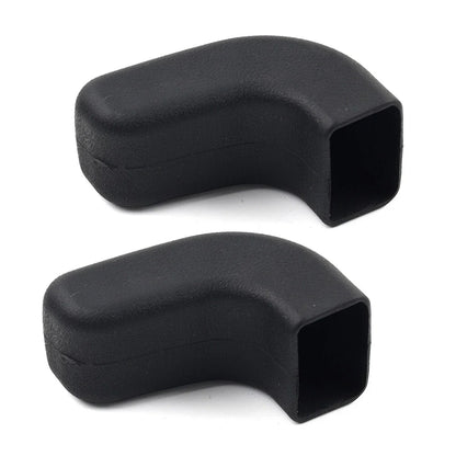 Black Front Bumper Tow Hook Cover for Jeep Wrangler JK JL JT (2007-2023)