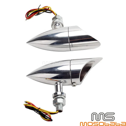 LED Motorcycle Bullet Turn Signal Lights for Harley Softail Iron 883/1200