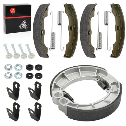 Front & Rear Brake Shoes Kit for Honda Rancher 400 TRX400FA/FGA (2004–2007)