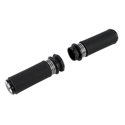 1'' Black CNC Handlebar Grips for Harley V Rod VRSC VRSCR (2002-2017)