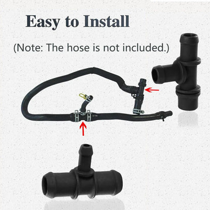 HVAC Heater Hose Tee Connector for Ford Transit Connect (2010-2023)