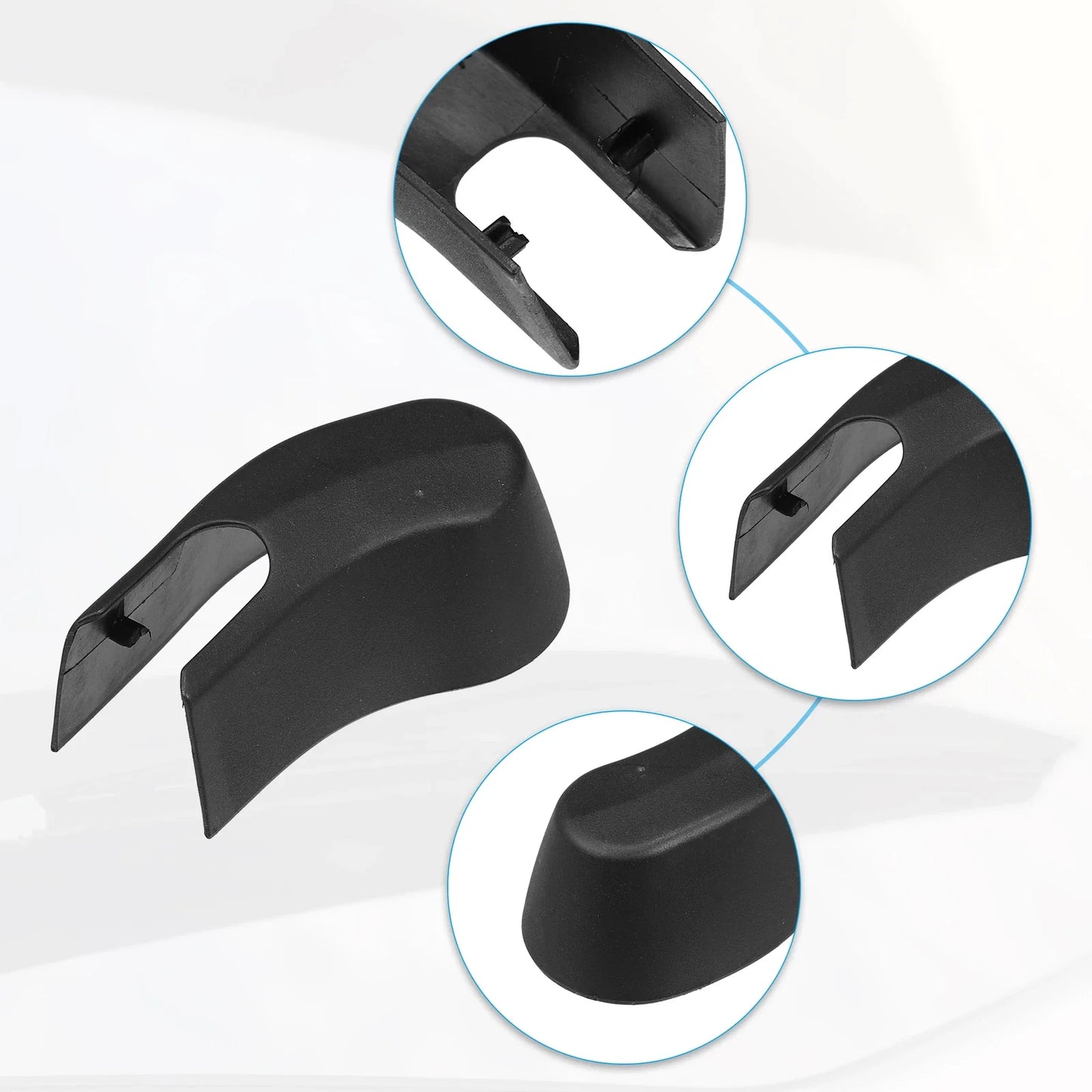 Wiper Arm Nut Cover Cap for BMW X5 Black - Pack of 1