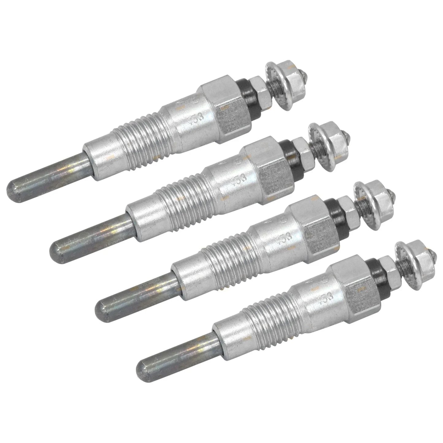 Set of 4 Glow Plugs for Navara D21 Diesel 2.5L SD25 (1986 - 1987)
