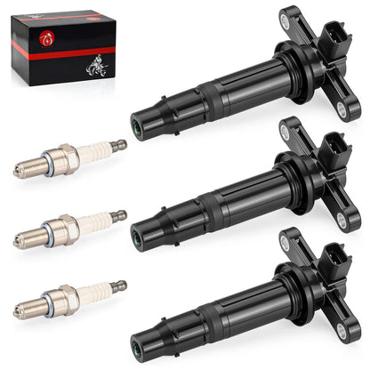 3 x Ignition Coils w/ Spark Plug for Yamaha YXZ1000R SE EPS (2016–2019)