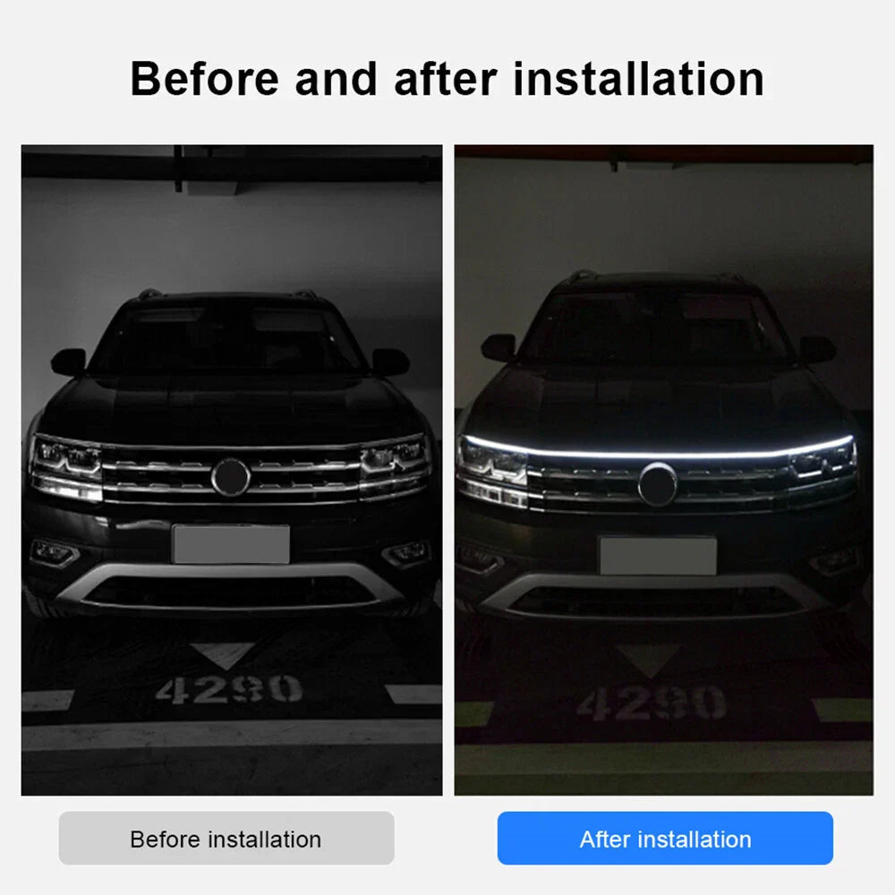 47" LED Under Bonnet Daytime Running Lights for Car (No Year Specified)