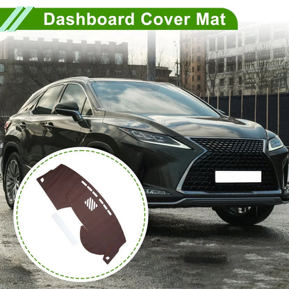 Dashboard Cover Mat for LEXUS RX 350 2010-2015 - Brown Carpet