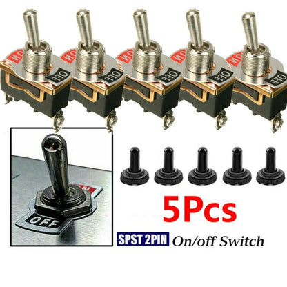 Rocker Switch Toggle Garden Outdoor Weatherproof Metal+Plastic for Equipment