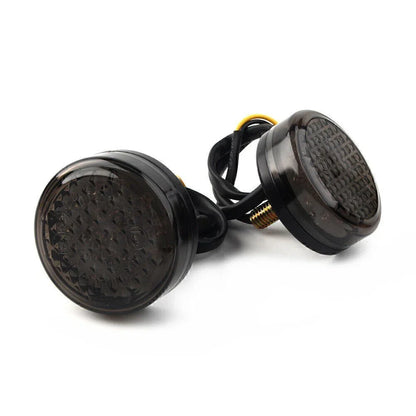 12V LED Round Smoke Turn Signal Indicator Light for Car (No Year Specified)