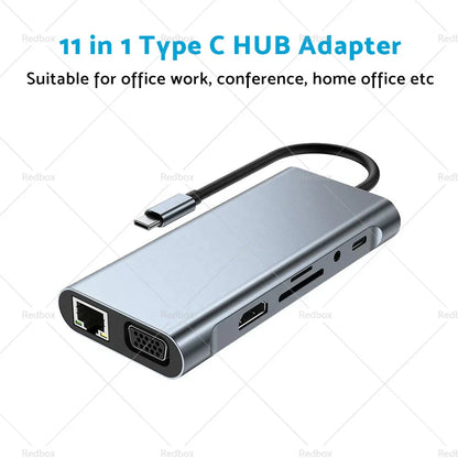 USB-C HDMI USB 3.0 Hub Adapter for MacBook Pro & iPad Pro (2016-2023)
