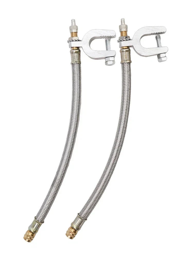 Valve Stem Extension 2 x Dual Wheel Stainless Steel