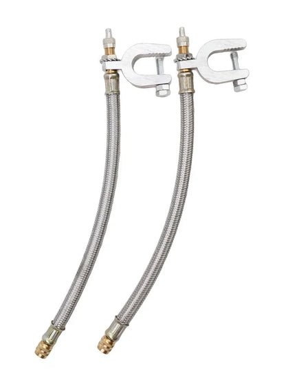 Valve Stem Extension 2 x Dual Wheel Stainless Steel