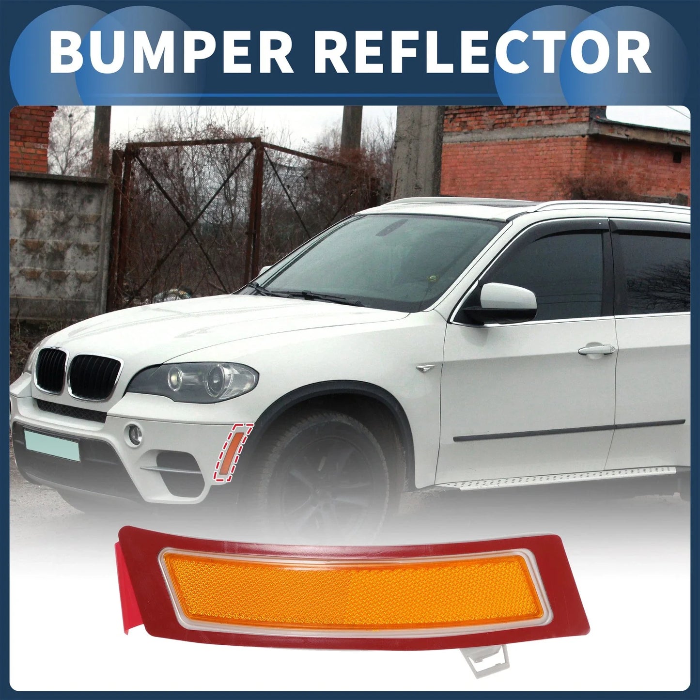 Bumper Reflector for BMW X5 (2011 - 2013)