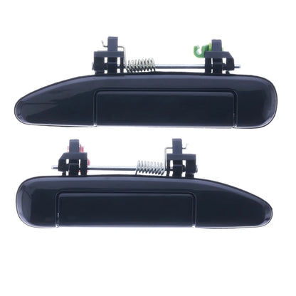 2 x Front Outer Door Handle Black for Nissan Patrol (1997–2016)