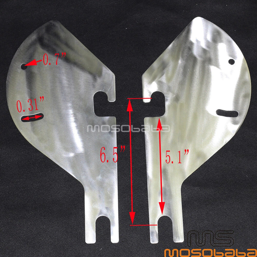 Detachable Batwing Fairing Windshield & 6x9 Speakers for Harley Road King (94+)