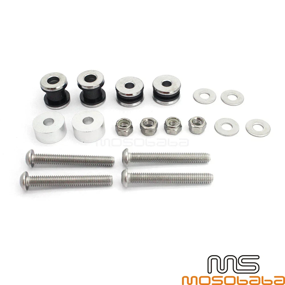 Detachable Sissy Bar Docking Hardware for Harley FLSTC FXSTSB FXSTS FXSTC FLSTF (2005-2017)