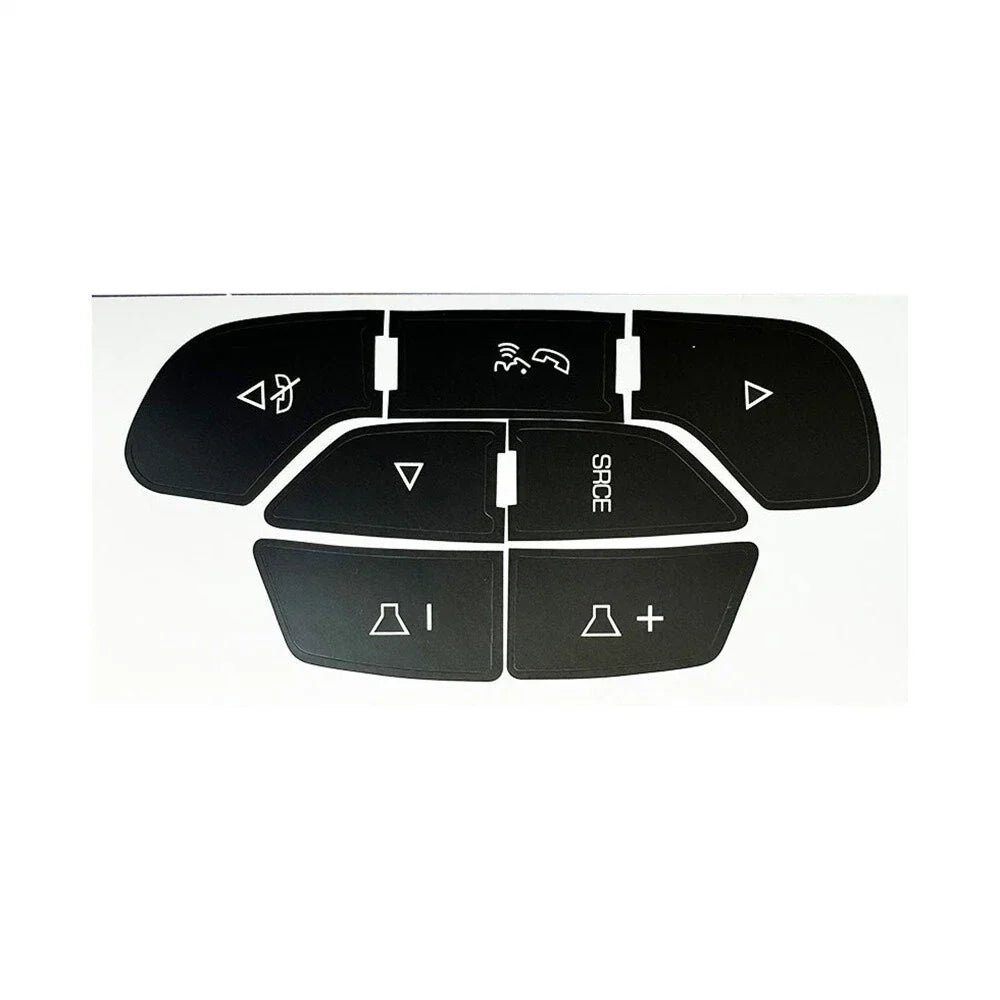 Steering Wheel Navigation Radio Button Sticker for Chevrolet Silverado (2007-2013)