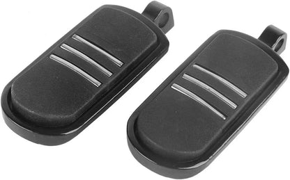 BLACK Motorcycle Footpeg Rest Footrest for Harley Touring Dyna Softail