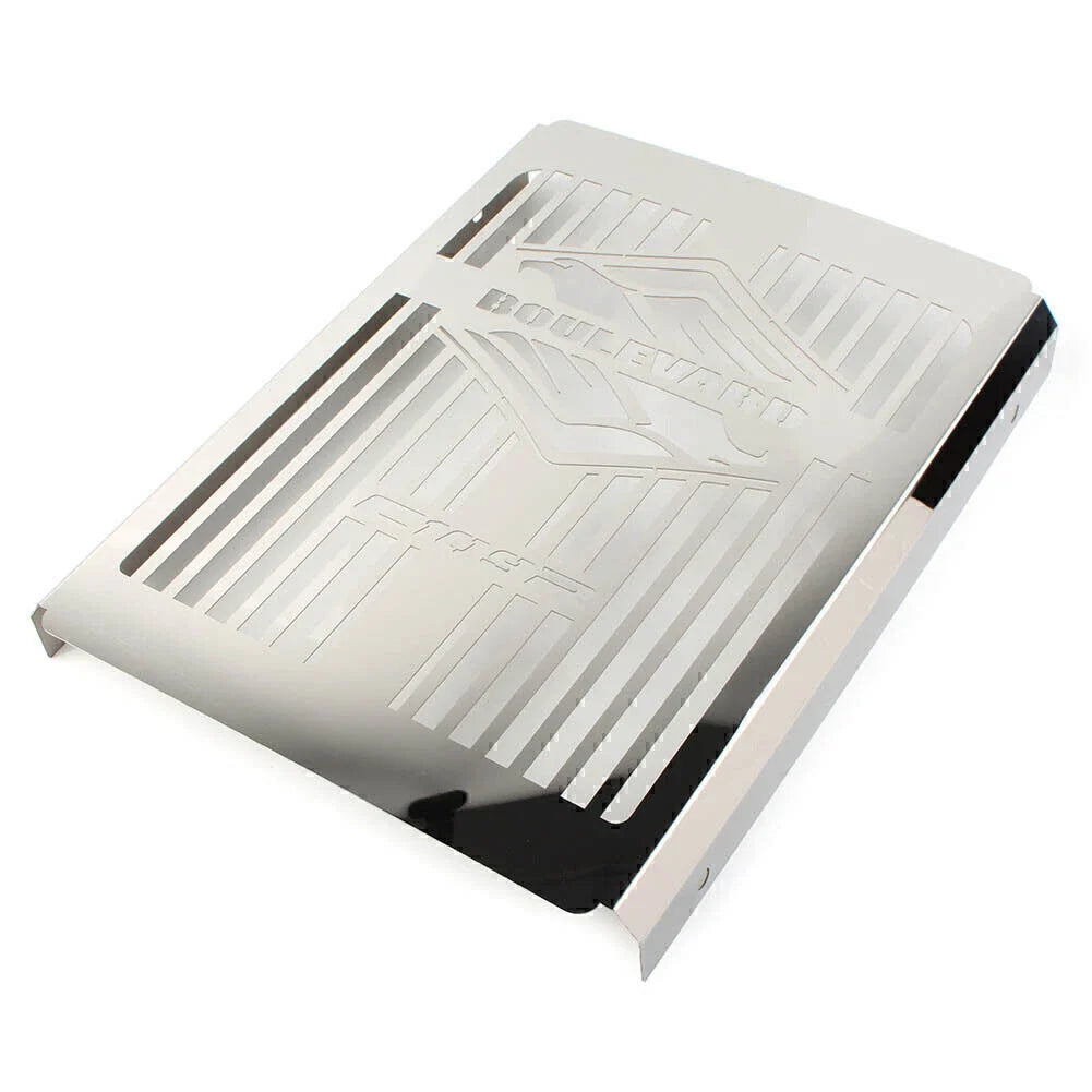 Chrome Steel Radiator Guard Cover for Suzuki Boulevard C109R (2008-2016)
