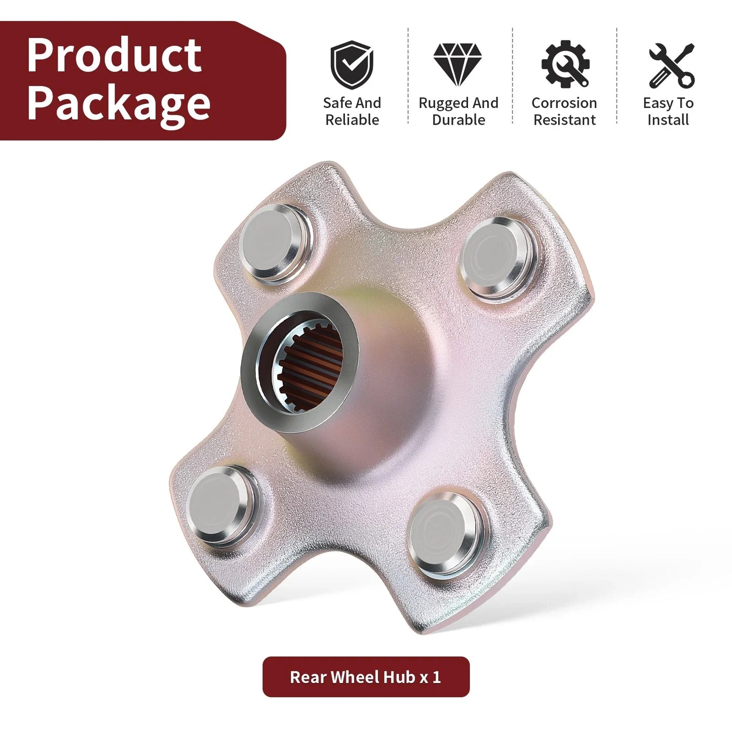 Rear Wheel Hub for Honda TRX90 TRX90X TRX90EX (1993–2024)