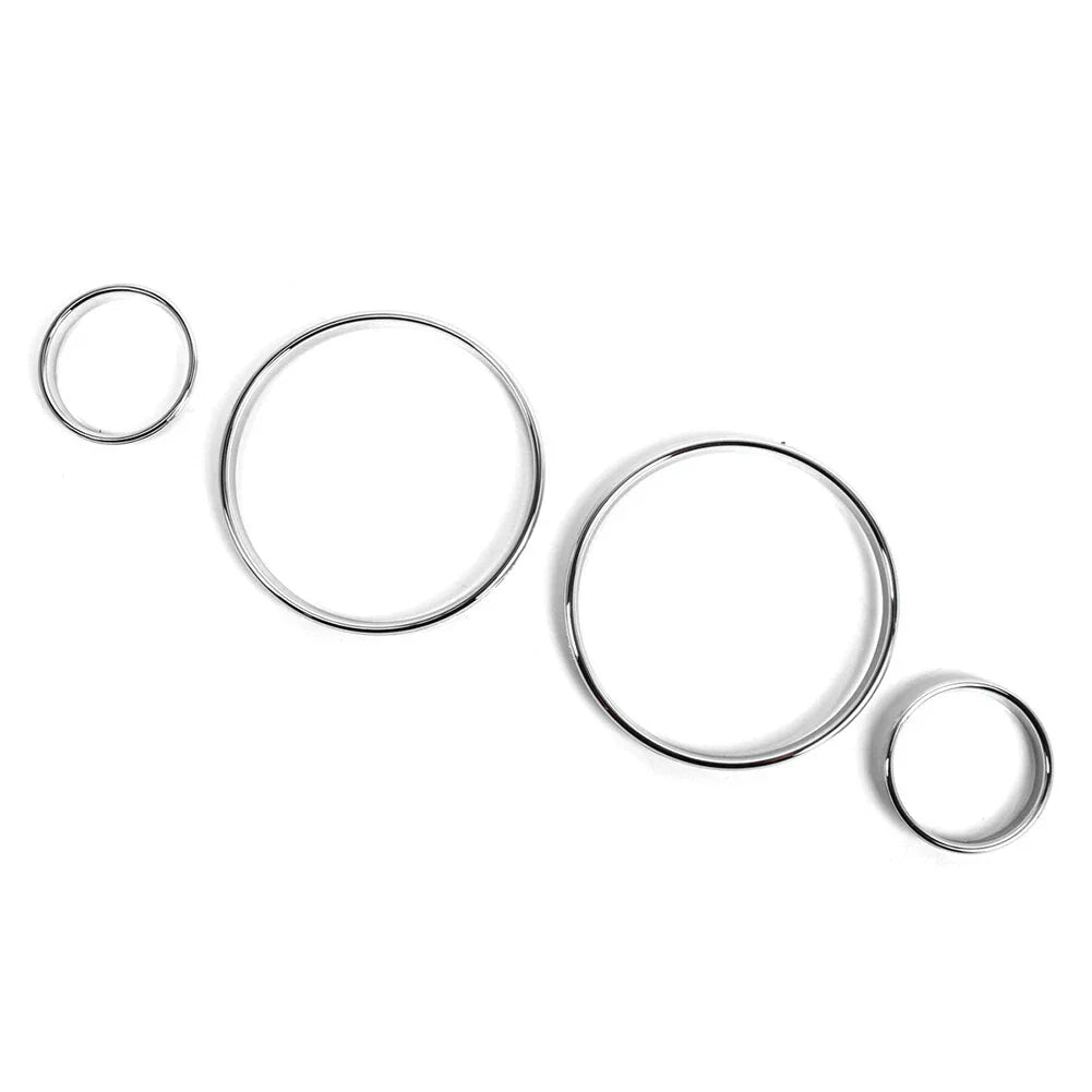Speedometer Gauge Dial Rings Bezel Trim for BMW 5 7 Series E39 E38 M5 X5 E53 (1997-2003)