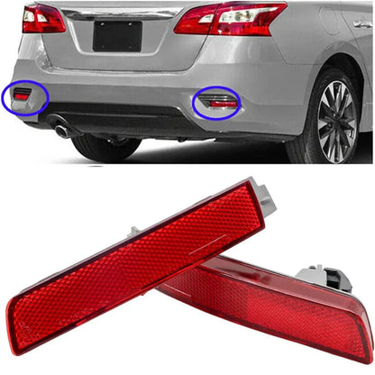 Rear Bumper Reflector Lamp Red Lens for Infiniti Nissan (2003-2015)