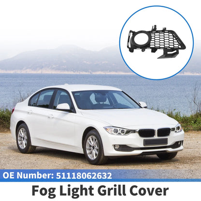 Front Right Fog Light Grill for BMW 3 Series (2012-2018) Black