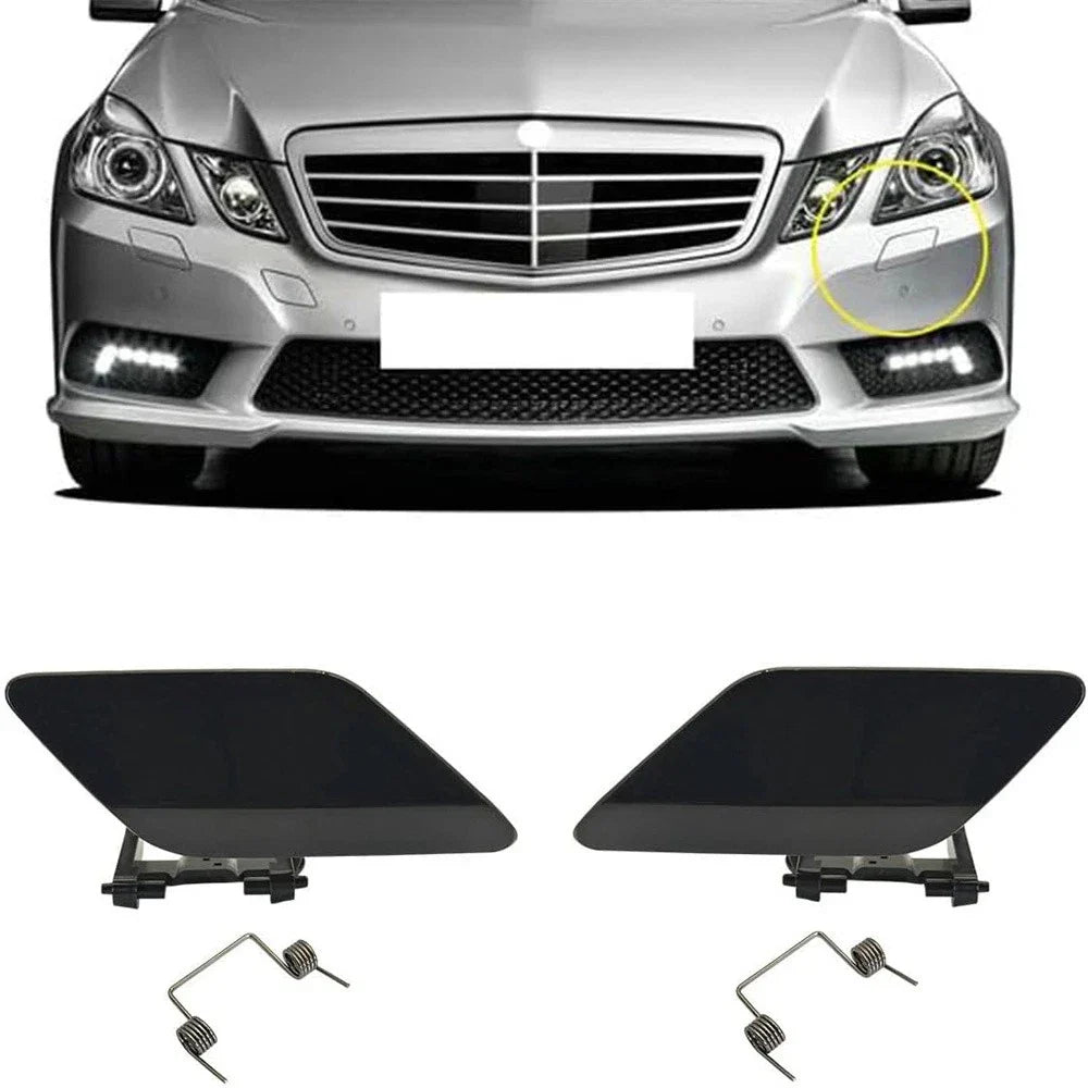 Front Headlight Washer Covers for Mercedes E-Class W212 (2010-2016)
