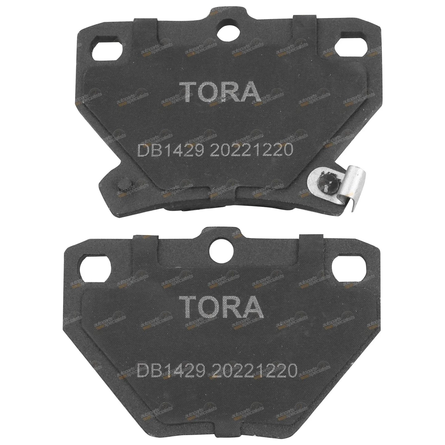 Rear Ceramic Brake Pad Set for Toyota Corolla (2001–2007)