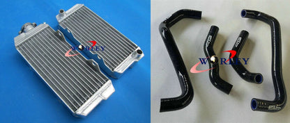 Aluminum Radiator & Hose for Honda ATV ATC250R 1985-1986 () Blue