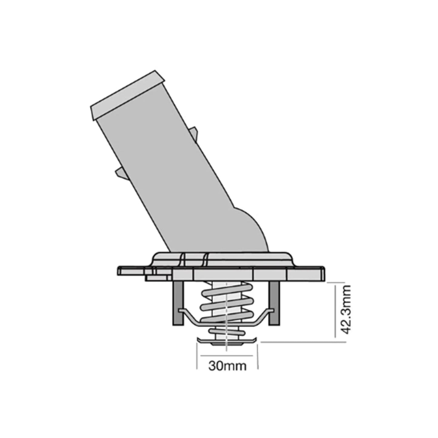 Thermostat / V6 4.0L 1GR-FE / Thermostat for Toyota Hilux (2005–2017)