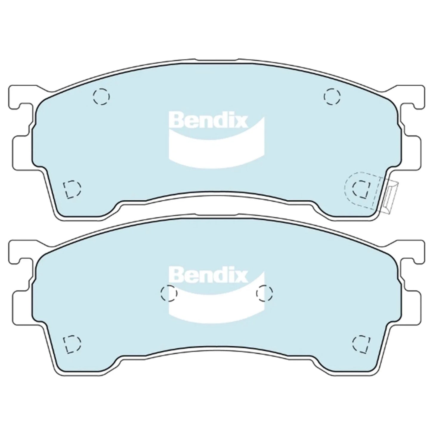 Front Disc Brake Pad Set GCT for Ford Laser (1999-2002)