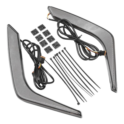 Rear Saddlebag Turn Brake Light Accents for Honda Goldwing GL1800 (2018-2025)