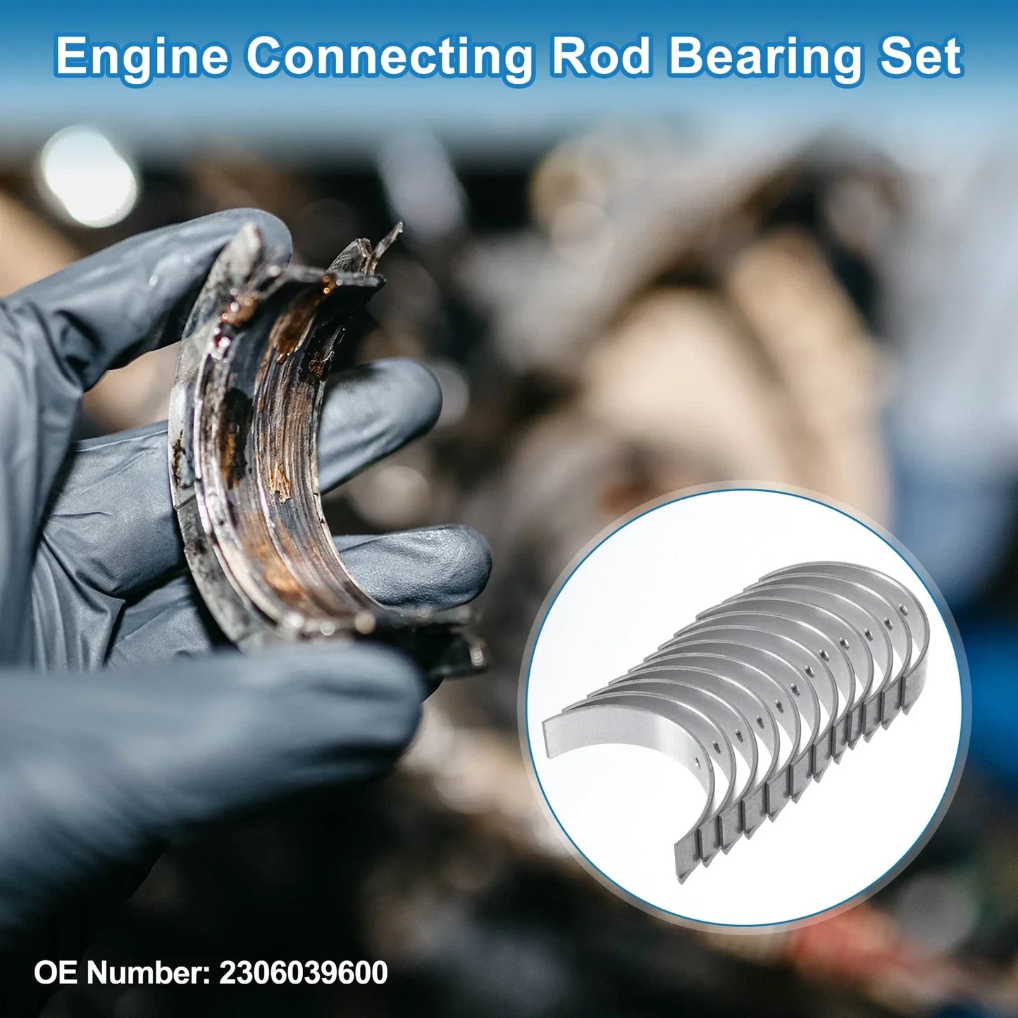 Connecting Rod Bearing Set for Hyundai XG350 (2002-2005) - 12 Pcs
