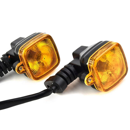 2 x Universal Amber Halogen Bulb Turn Signal Indicator Light Blinker for Motorcycle