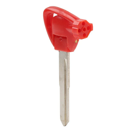 Red Uncut Ignition Key Blank for Yamaha Motorbike Scooter