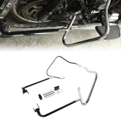 Saddlebag Bracket Guard Bars for Harley Electra Glide Street Glide (2014-2024)