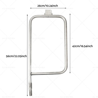 Stainless Steel Burner Tube for Weber Q300 Q320 Q3000 Q3200 Gas Grill