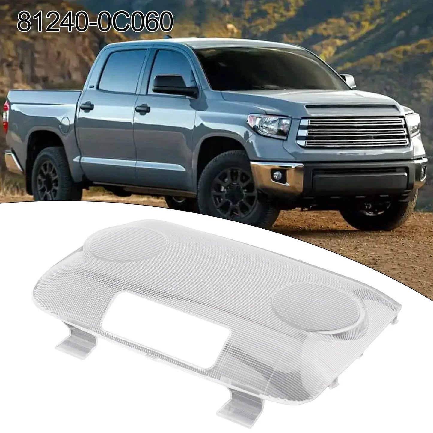 Reading Dome Light Cover ABS Material for Toyota Tundra / Toyota Sequoia