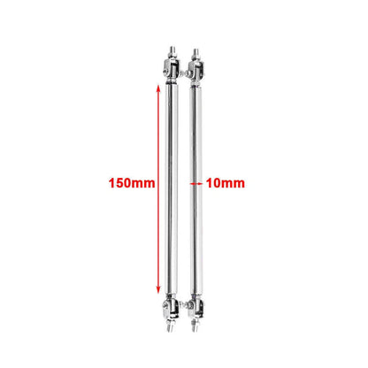 Adjustable Front Bumper Lip Splitter Strut Rod Tie Support Bar for Universal (N/A)