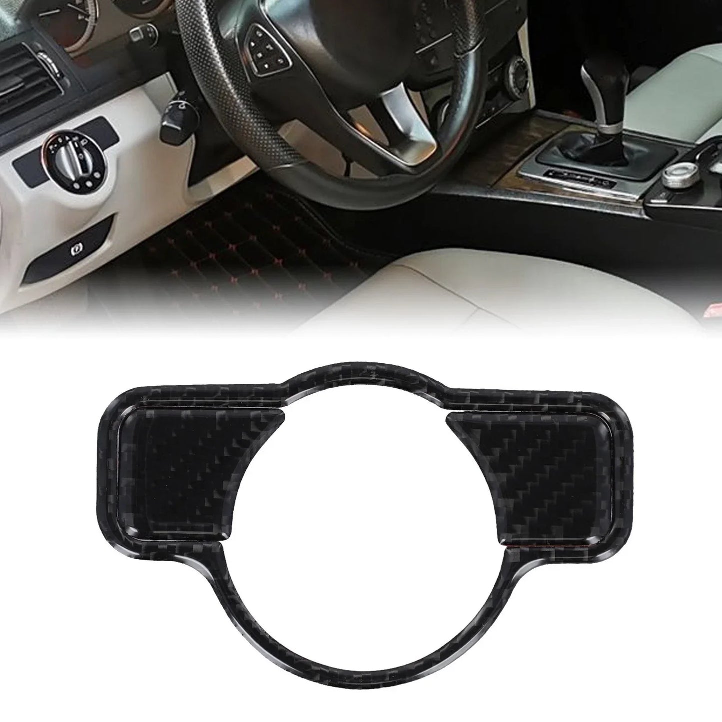 Carbon Fiber Trim for Mercedes-Benz C-Class (2007–2014)
