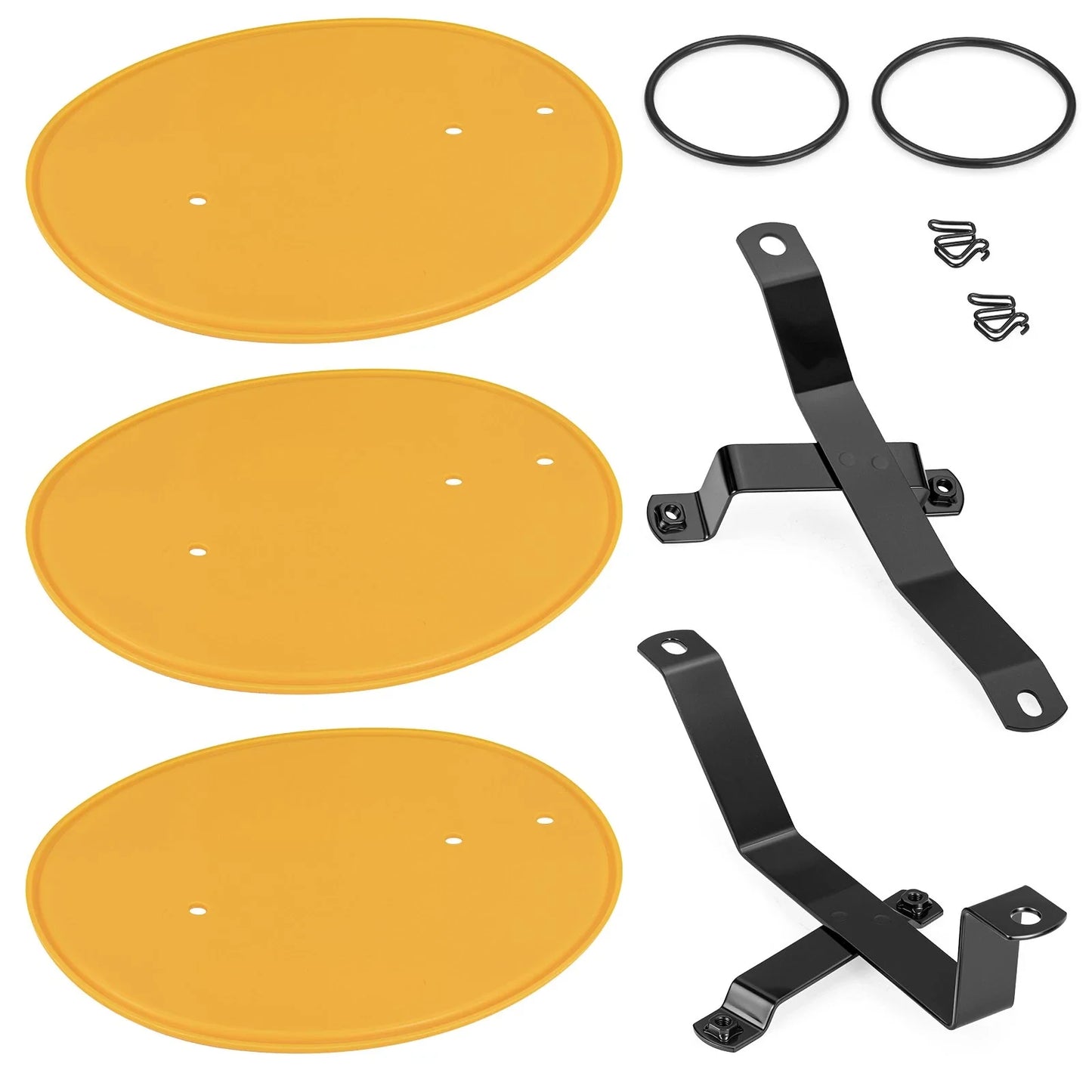 Yellow Number Plate Kit for Honda Z50R (1979–1987)