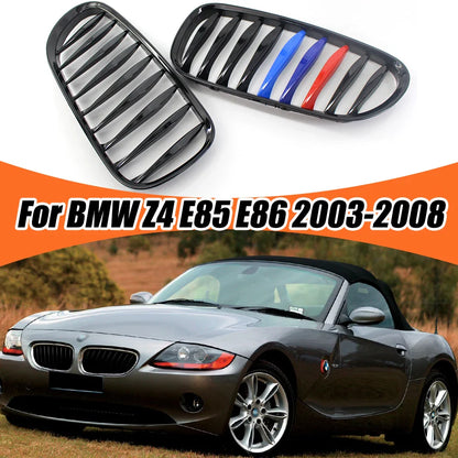 Front Kidney Grille Gloss Black for BMW Z4 (2003–2008)