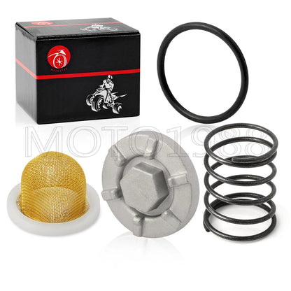 Oil Drain Plug & STRAINER Spring O-Ring for YAMAHA Kodiak 400/450 (2000–2006)